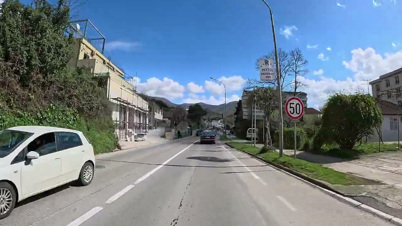 Scenic Drive from Herceg Novi to Risan Sopot Waterfall | Montenegro Road Trip 2025