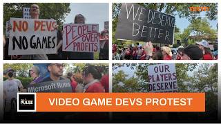 Video game developers protest Microsoft layoffs at ZeniMax, Bethesda Game Studios