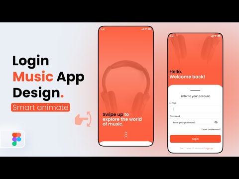 Figma Mobile App Design Tutorial | Login Screen | Smart Animate