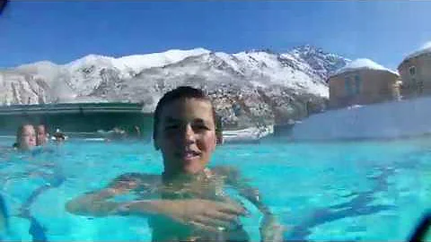 Иссык-Ата, новый термальный бассейн.