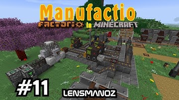 Minecraft Manufactio Ep 11 - Automating Red & Green Science