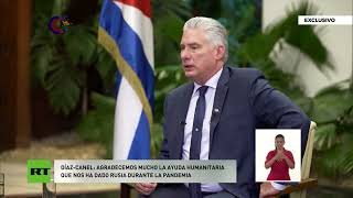 Concede Presidente de Cuba entrevista a RT en Español