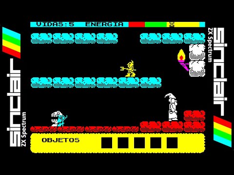 スキルスクリーン MERLIN -=Classic Gaming=- Walkthrough, ZX Spectrum - YouTube