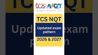 TCS NQT new exam pattern for 2026 & 2027 ?? | Questions, Sections & Time Duration #Shorts