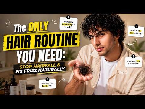 The ONLY Hair Routine You Need: Stop Hairfall & Fix Frizz Naturally