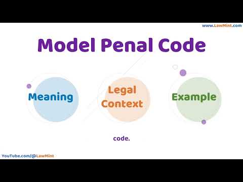 Model Penal Code Meaning Legal Context & Example Legal Terms Simplified @LawMint