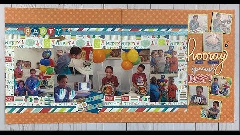 Special Day - Echo Park - Birthday Wishes - Double Page Layout