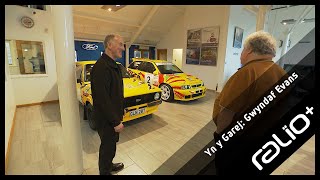 Gwyndaf Evans | Yn y Garej | Y ddau ffrind yn hel atgofion | 1996 British Rally Champions reunited
