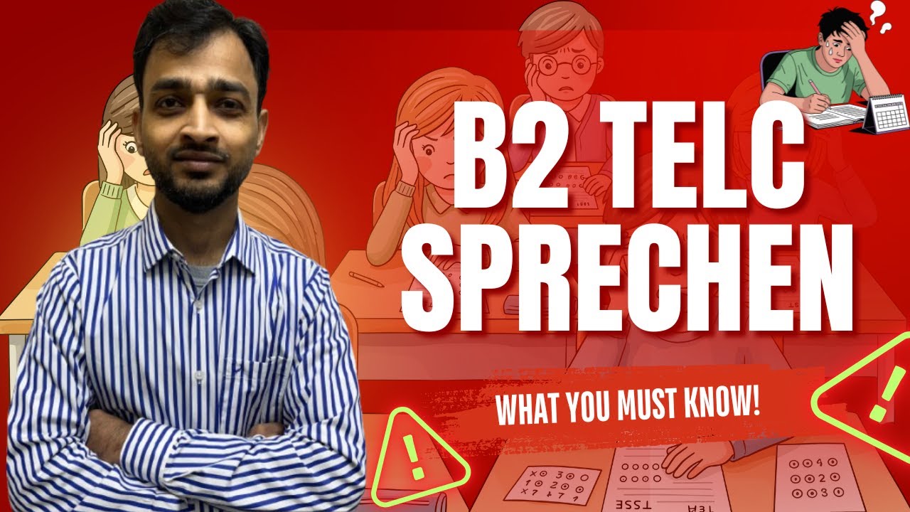 B2 TELC SPEAKING EXAM COMPLETE DETAILS | SPRECHEN EXAM ROADMAP | HOW TO PREPARE WELL?