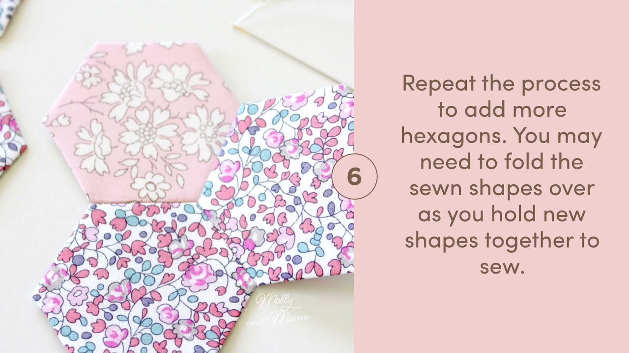 English Paper Piecing Made Easy | Templates for 2 Hexagon Kite