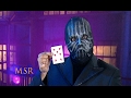 HOLE-Y CARD TRICK, MASKED MAN!