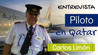 Piloto mexicano en Qatar  Carlos Limón. ENTREVISTA