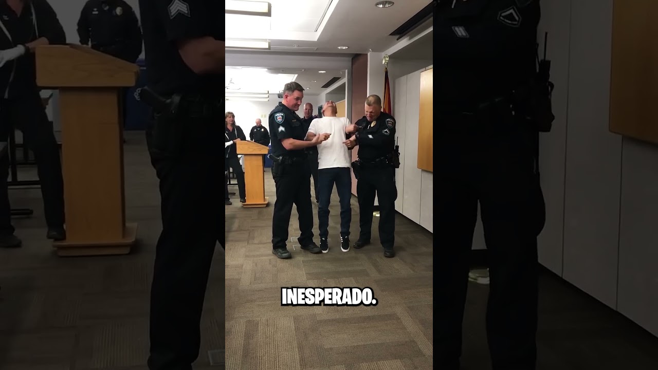 Esse policial nunca vai esquecer deste dia 😮