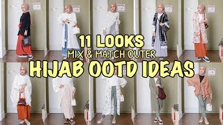 MIX & MATCH OUTER | 11 LOOKS OOTD IDEAS 2019 #04 (Indonesia) | Seviq Febinita