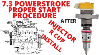 7.3 POWERSTROKE PROPER PROCEDURE WHEN REMOVING INJECTORS OR CUPS TO EASILY START