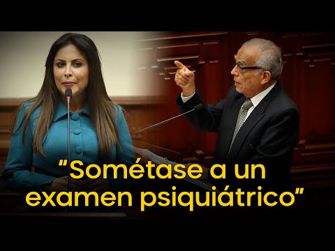 “Sométase a un examen psiquiátrico”: Aníbal Torres reta a Patricia Chirinos