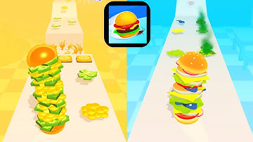 Burger Rush | Game Play All Level | Android & IOS Game | GamePlay WalkThrough 2021
