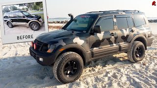 Full Montero Build: 2 years in 15ish minutes | Project 'Vader's Chariot' #montero #pajero #overland