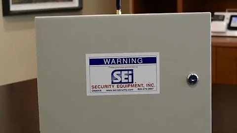 How to change a security system back up battery