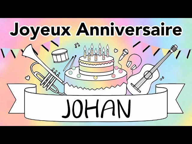 Nouveau Joyeux Anniversaire Yohan Johan Joan Yoan Youtube