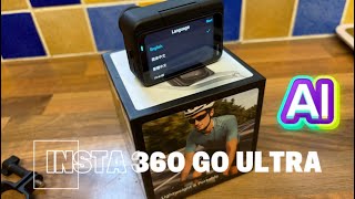 HOW TO USE AI USING AN INSTA 360 GO ULTRA - A GUIDE
