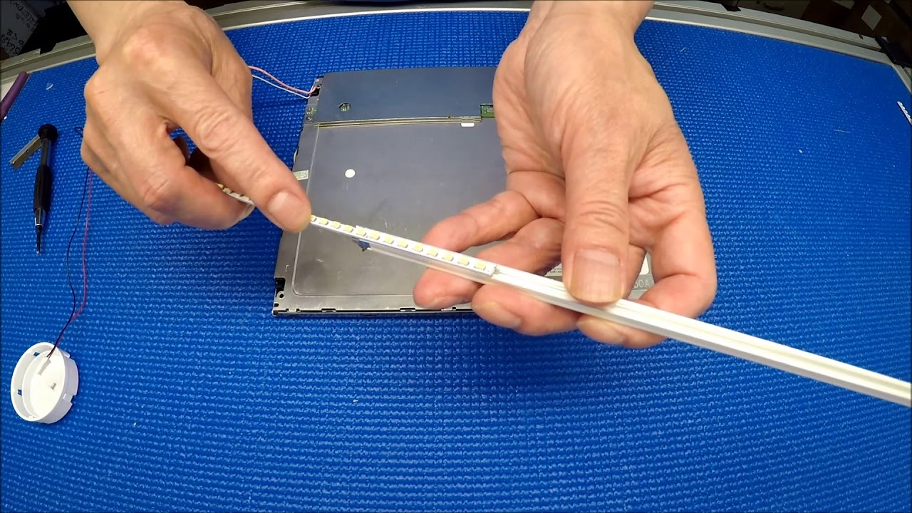 LB104V03-A1, How to Install LED Backlight - YouTube
