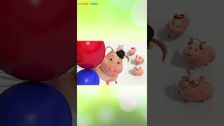 😜 Learn Colors with Dave and Ava | #Shorts Nursery Rhymes &amp; Baby Songs | This Little Piggy 😜