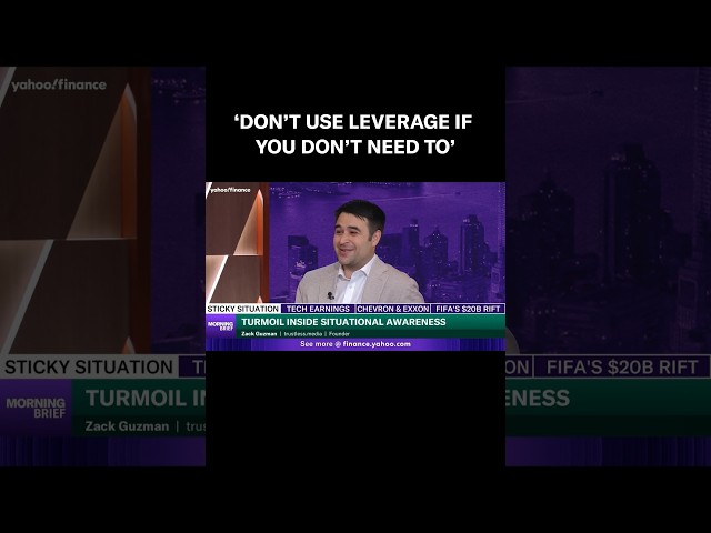 One big investing lesson: 'Don't use leverage if you don't need to'