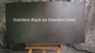 Stainless Black on Stainless Steel