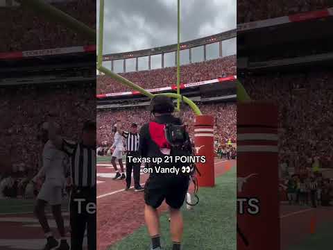 Texas is up big on Vandy 😤