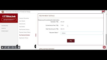 Making A Payment On A Goods Declaration | TTBizLink Enhanced System