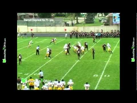 2012 Darnell DePriest - Glenville - Sr yr - OL71