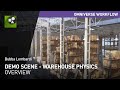 Physics within the Omniverse Warehouse Demo Scene