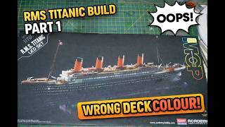 Academy Titanic 1/700 – First Mistake of the Build!