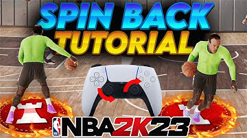 How to do GLITCHY SPINBACK (STEEZO SPIN) on NBA 2K23! BEST SPIN BACK DRIBBLE TUTORIAL w/ HANDCAM