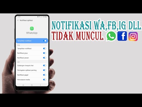 Cara Mengatasi Notifikasi WA Tidak Muncul | Berlaku Juga Untuk Facebook, Instagram DLL