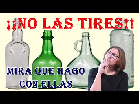 Video: Artesanías De Botellas De Vidrio