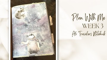 Weekly Plan With Me | Week 3 | A5 Planner Perfect Travelers Notebook | Cocoa Daisy