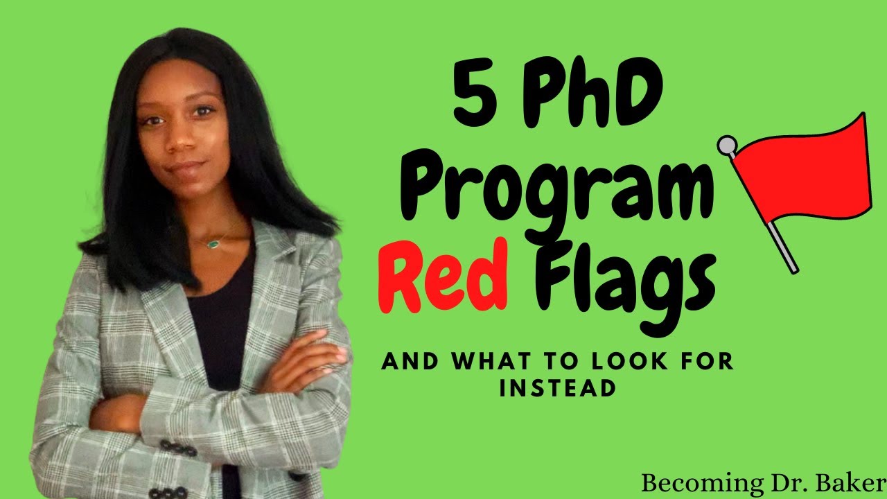 phd supervisor red flags