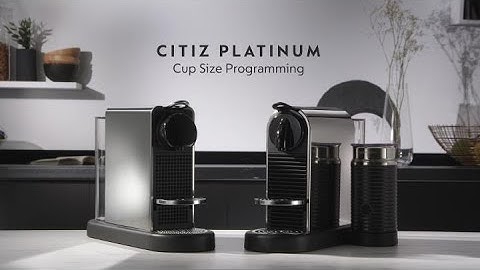 Citiz Platinum - Cup size programming