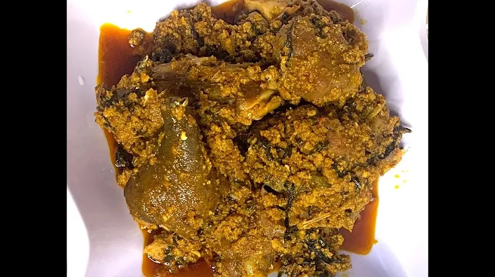Cook With Me: Best Fried Egusi Soup Recipe. How to cook fried egusi soup with Semovita