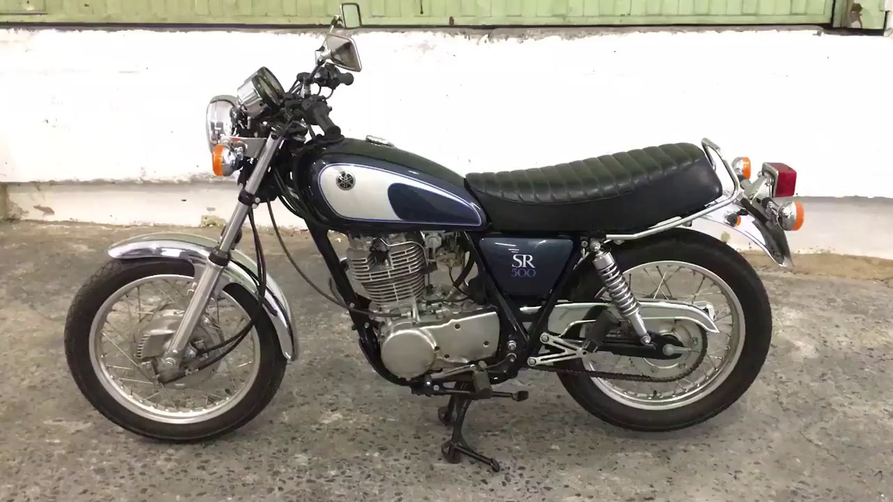 Yamaha SR 500 48T año 1994 - YouTube