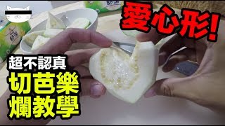 【狸貓】芭樂要怎麼切才好吃呢？切芭樂教學(很弱)