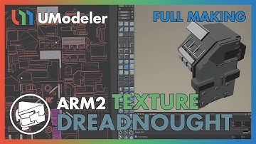 3D Modeling in Unity - Full Making Video of texturing an arm in the Dreadnought 2/2