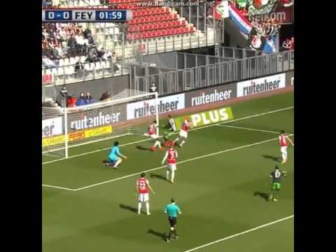 Az - Feyenoord 0-1 eigen doelpunt van Derrick Luckassen 🔴⚪️