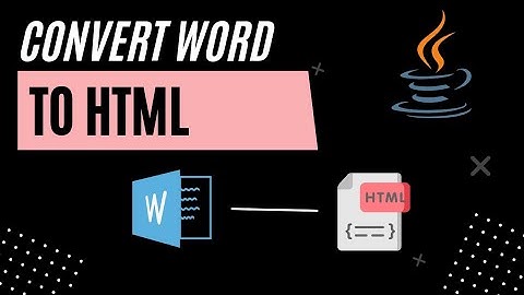 Convert Word Document to HTML file in Java just 2 lines of code