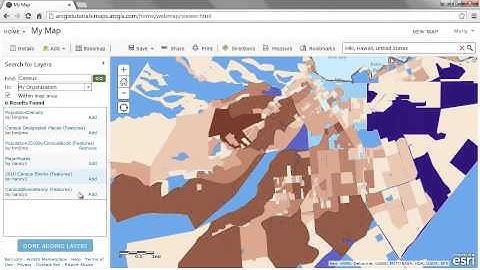 【ArcGIS Online 建立地圖與應用程式】01.Create a map - 建立地圖