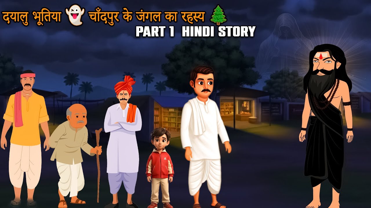 Тайна красных глаз 👁️ | Страшная история о призраке и Каал Чхайе | Ужасная история на хинди