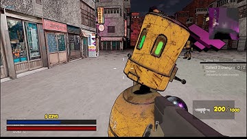 Borderlands Cyberpunk Style Indie Game - Week 2 of Development