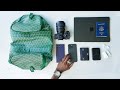 Whats in my travel tech bag  frequent flyers essentials edc